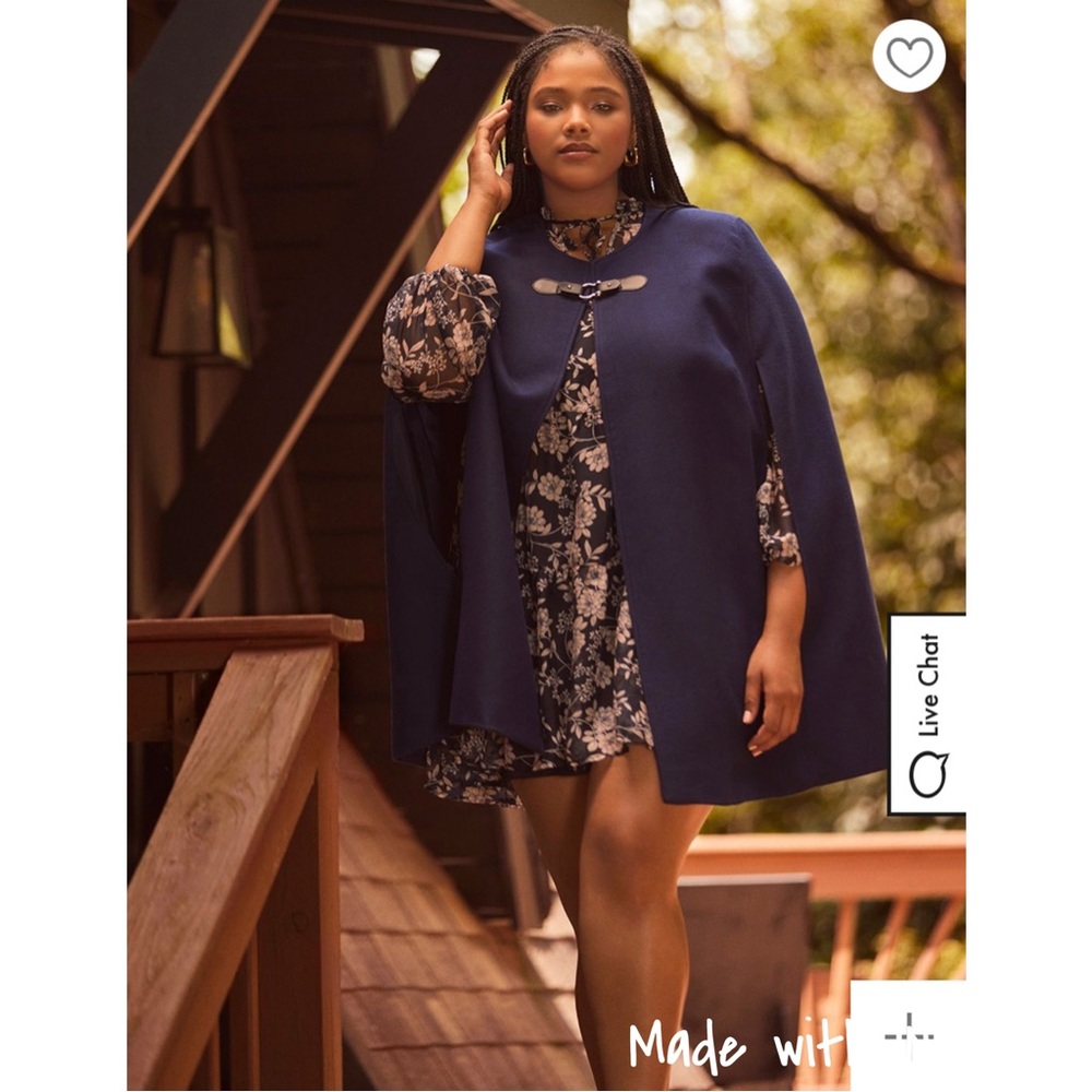 Beautiful Cape Coat NWT from Eloquii